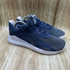 Reebok Nano X Women's Size 9.5 Training Shoes Blue Athletic Sneakers Gym Workout